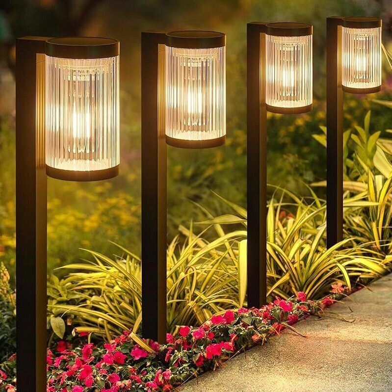 6-Pack ELECLINK Solar Pathway Lights Outdoor