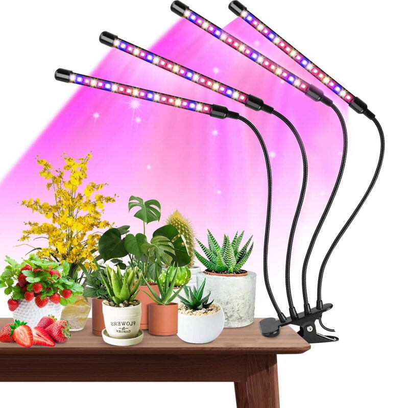 Fixdono Full Spectrum Grow Lights for Indoor Plants - Efficient LED Lighting