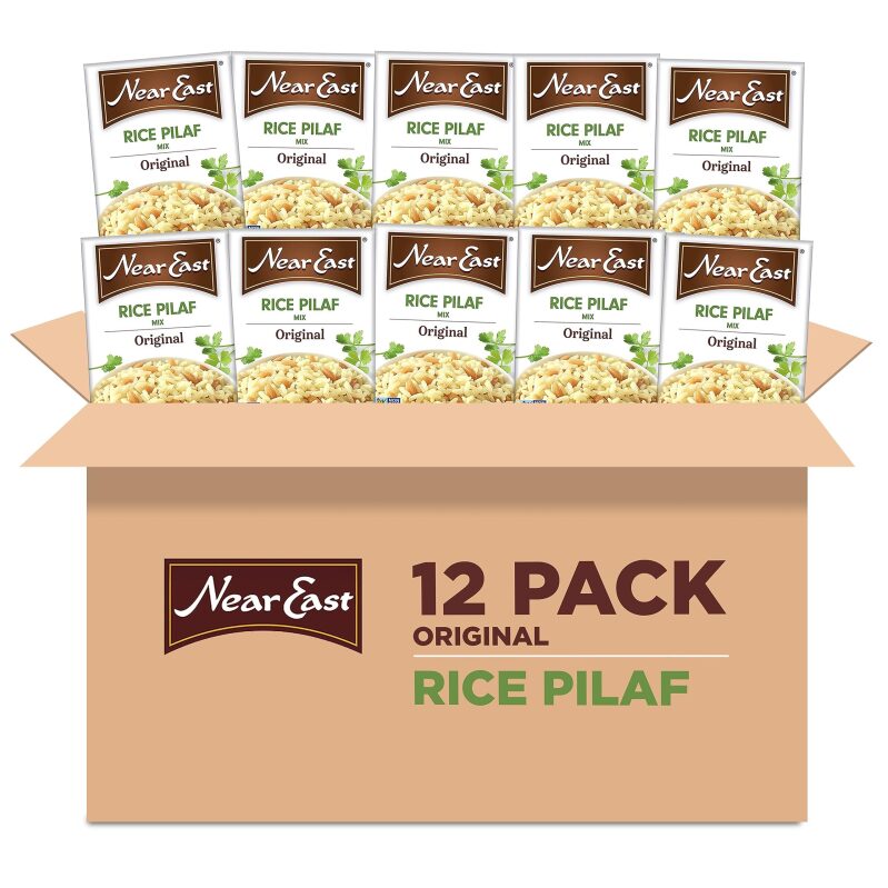 12-Pack Near East Rice Pilaf Mix, Original - Quick & Creative Meal Solution