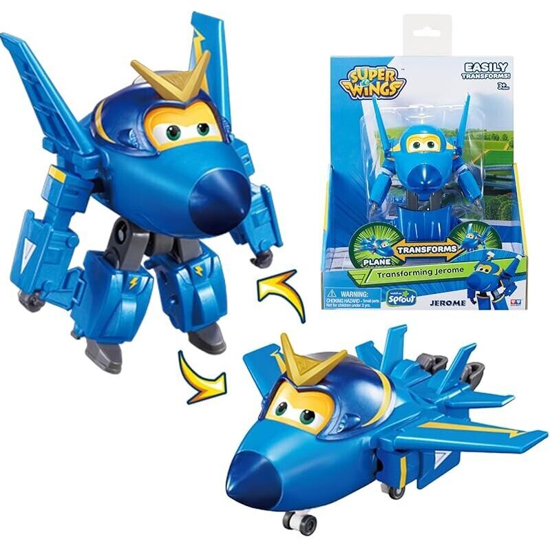 Super Wings Transformable Jerome Airplane Toy for Kids