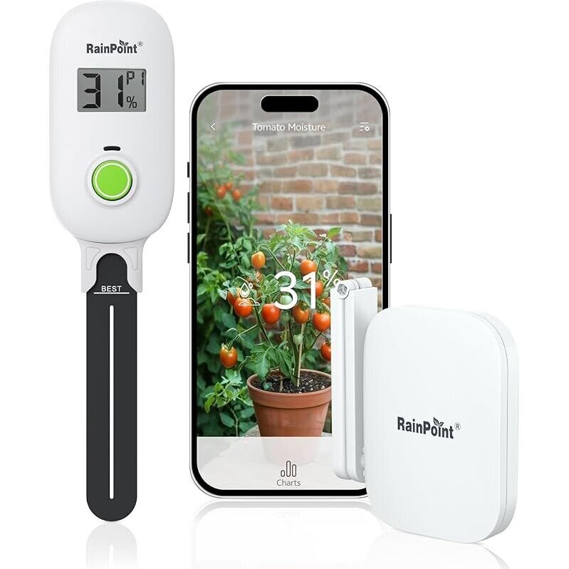 Smart Digital Wireless Plant Moisture Meter - Optimize Your Garden's Health