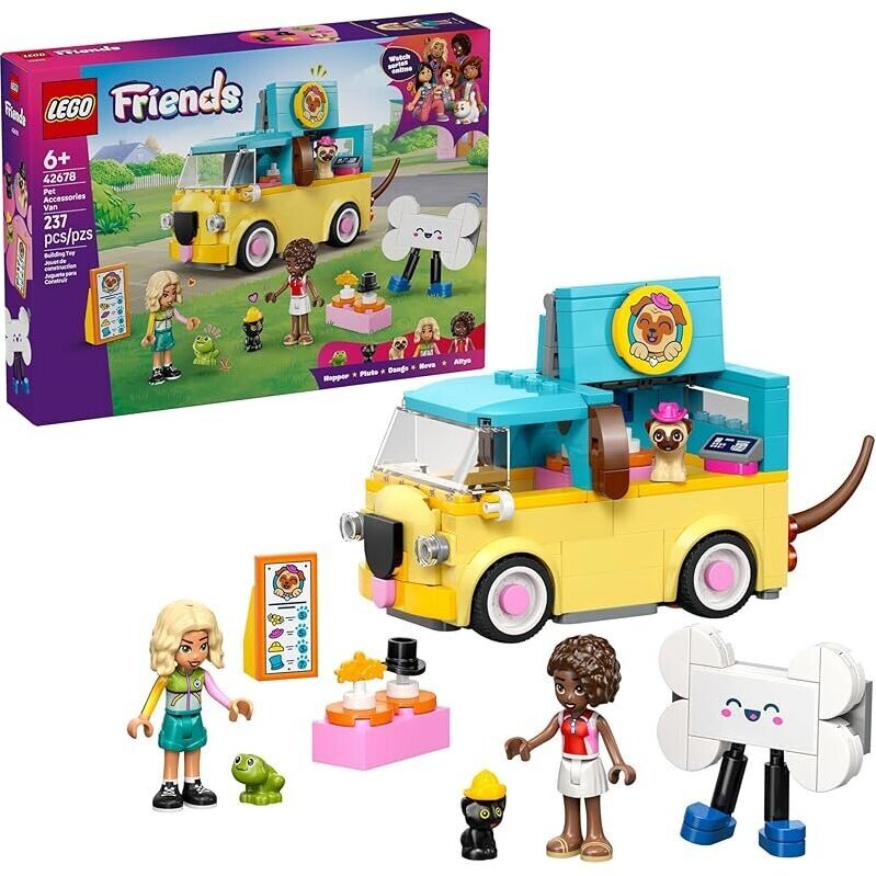 LEGO Friends Pet Accessories Van Building Toy for Ages 6 and Up