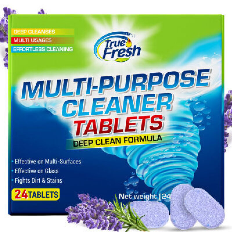 True Fresh Multi-Purpose Cleaner Tablets - 24 Tablets for Deep Cleaning