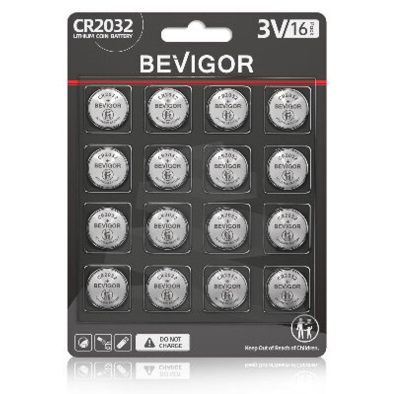 High-Quality 3V Lithium Coin Batteries - 16-Pack