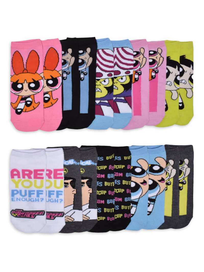 The Powerpuff Girls Women's 10-Pack Low-Cut Socks