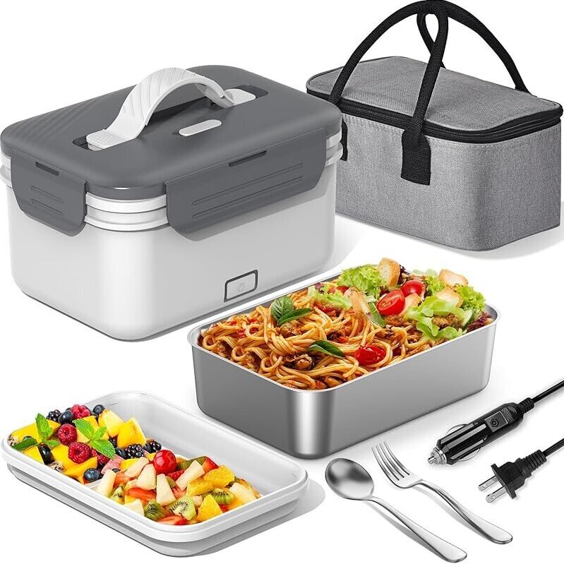 WisaKey 1.8L 100W Electric Lunch Box Food Heater