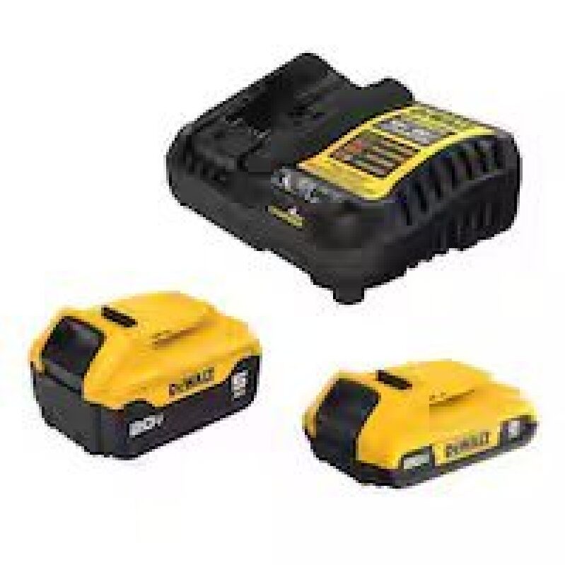 DEWALT 20V MAX Lithium-Ion Battery Kit with Charger - High Efficiency Power Solution