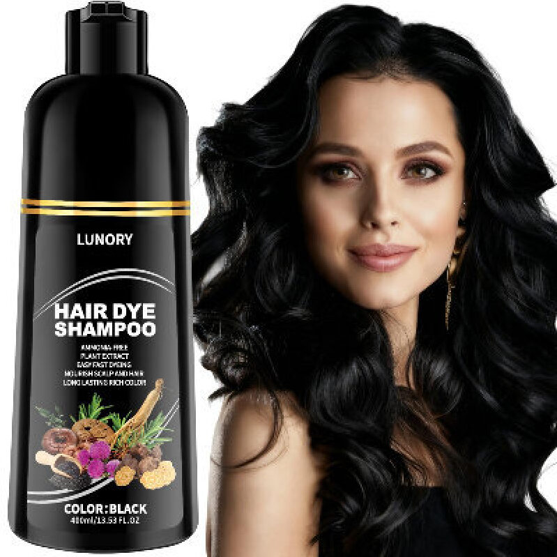 Premium Black Hair Dye Shampoo - Enhance and Protect Your Hair