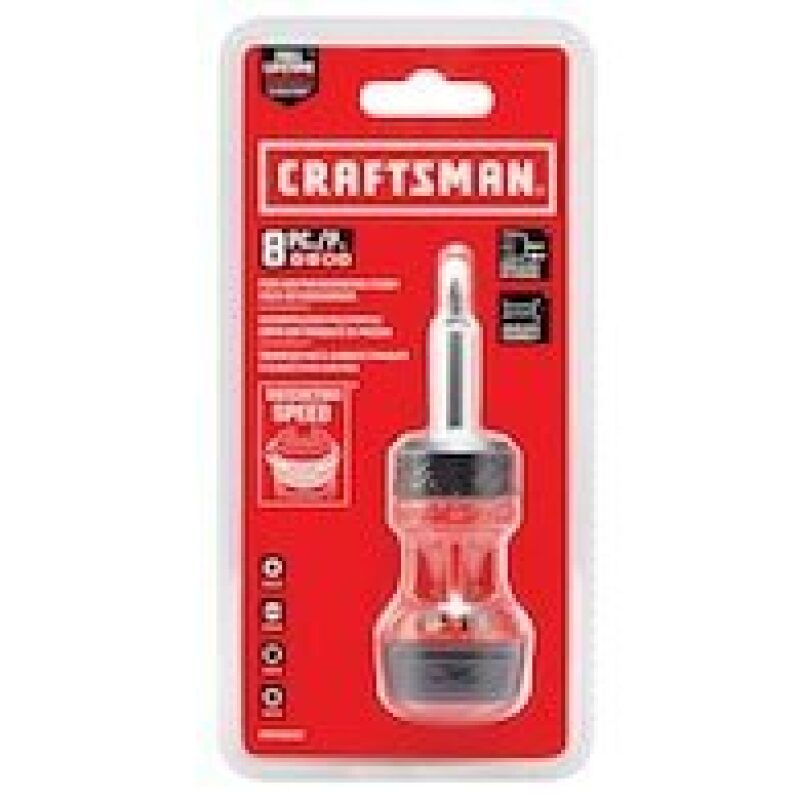 8-Piece Craftsman Magnetic Ratcheting Screwdriver Set - Precision Tooling