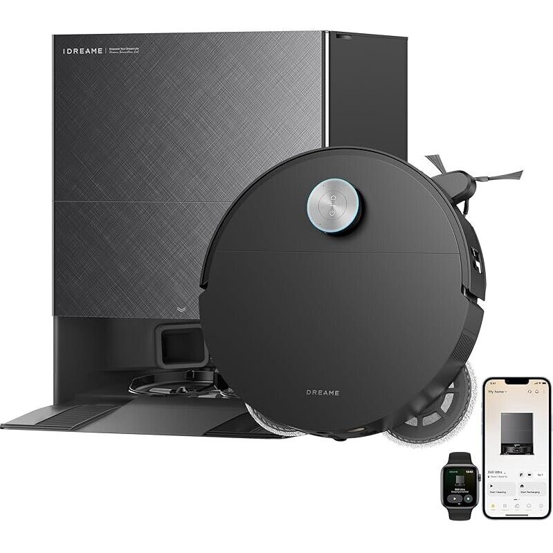 Dreame X60 Ultra Robot Vacuum & Mop - 35,000Pa Suction, Obstacle Avoidance