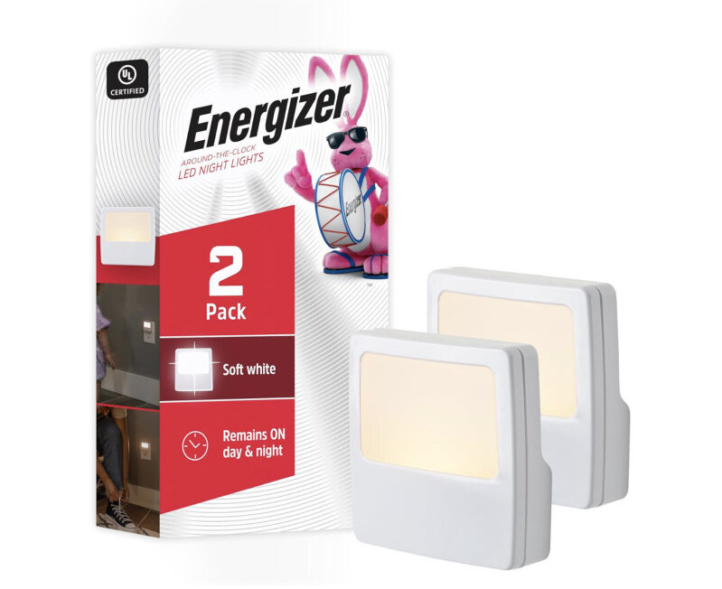 Energizer Always On LED Night Light - Save $3, Prime Free Shipping