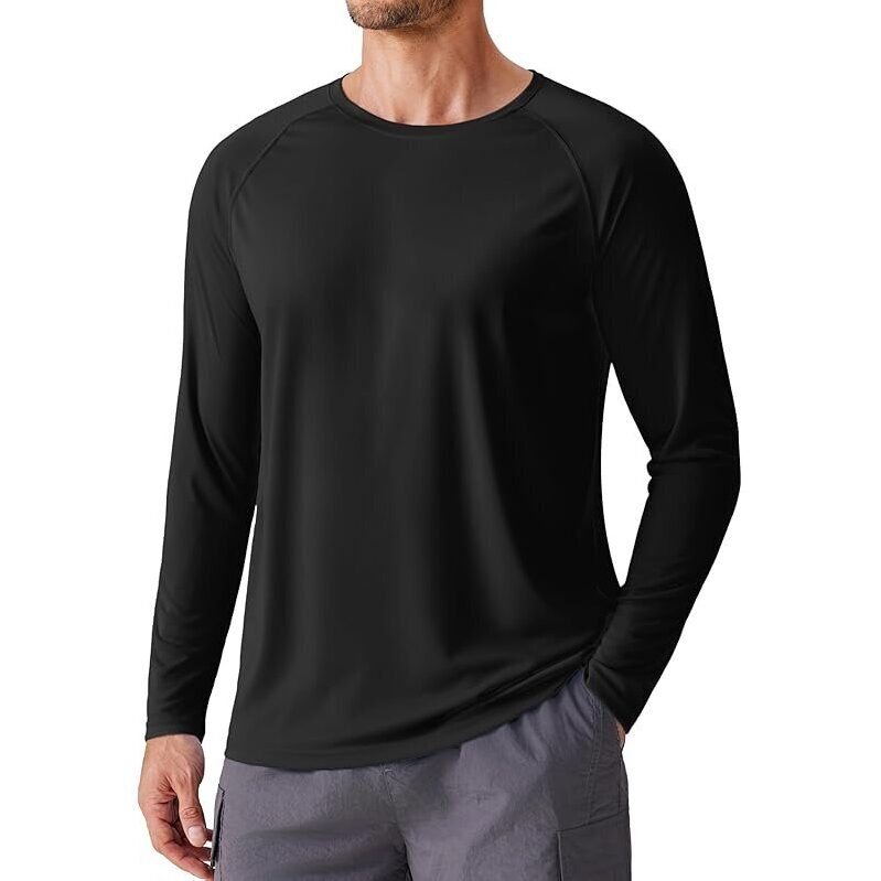Pinspark Men's UPF 50+ Quick Dry Long Sleeve Shirt