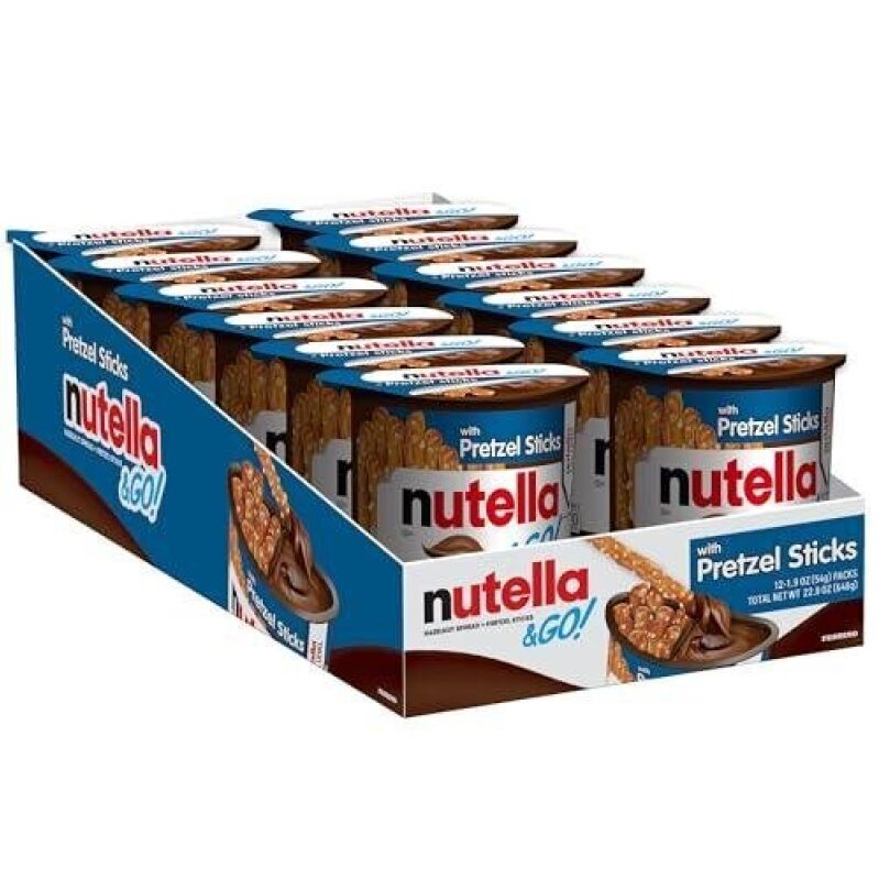 Nutella & Go Pretzel Sticks Snack Cups - Delicious, Convenient, and Irresistible
