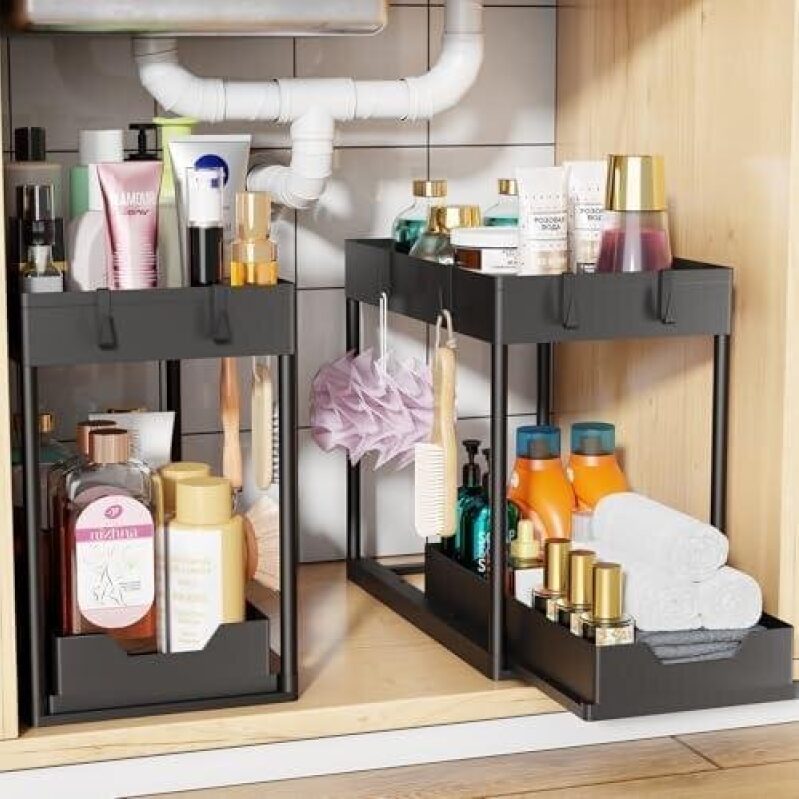 Double Slide-Out Sink Storage Organizers - 22% Off