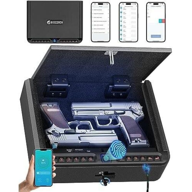 Secure Your Firearm with BILLCONCH Smart Safe - 60% Discount