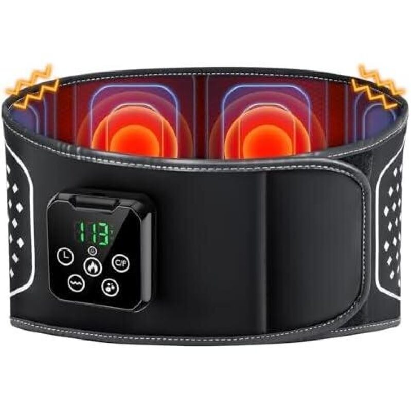 4-Speed 3-Vibration Adjustable Heating Massager - 50% Off