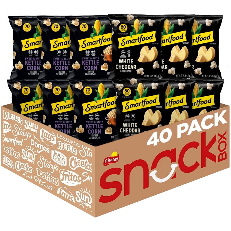 40-Pack Smartfood Popcorn Variety Pack 0.5oz