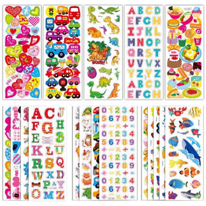 500+ Cute Stickers Set for Kids - Fun Learning & Creativity Boost