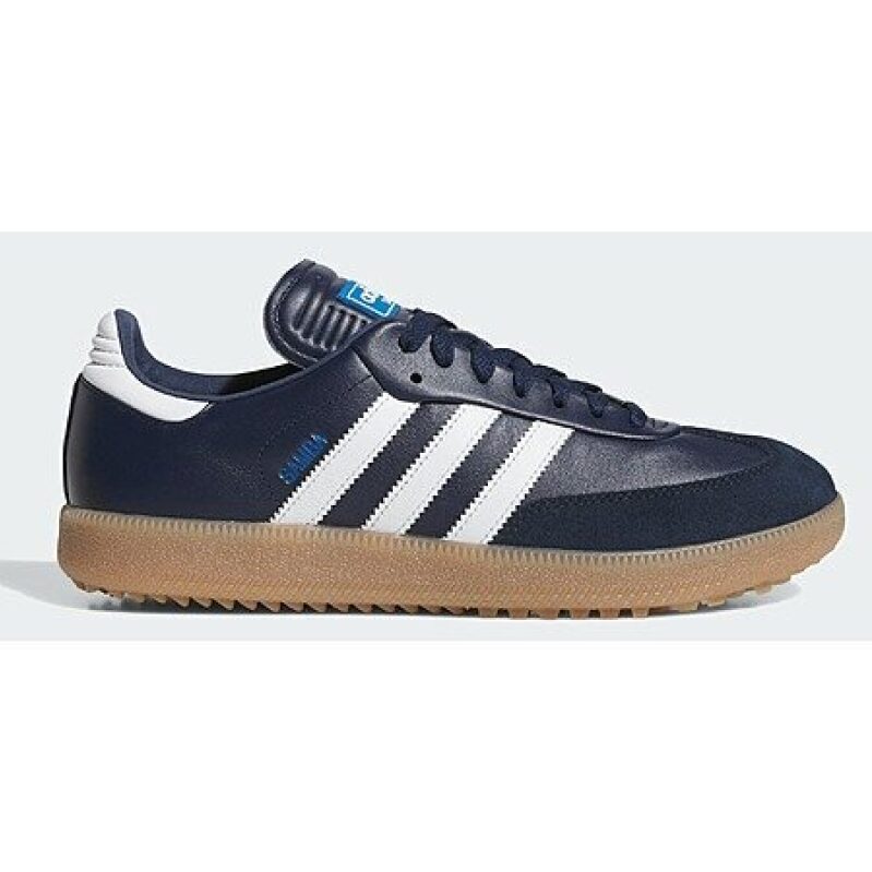 adidas Men's Samba Spikeless Golf Shoes - Night Indigo/Cloud White/Blue Bird