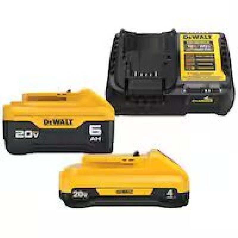 DeWalt 20V MAX Lithium-Ion Battery and Charger Starter Kit