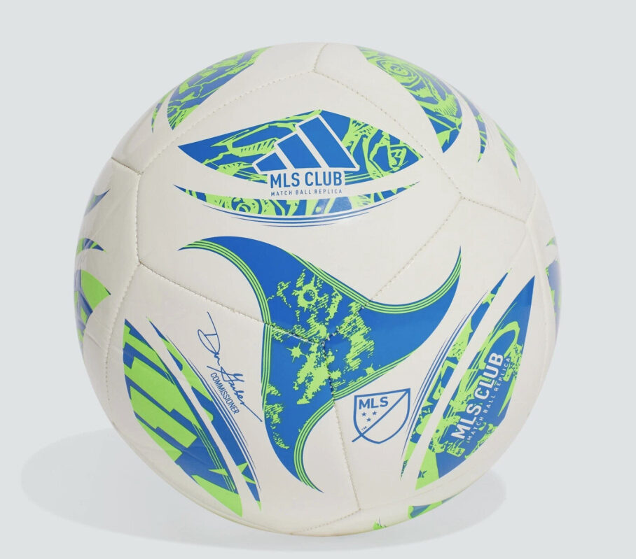 adidas MLS Club Soccer Ball - Official 2025 MLS Match Ball Replica