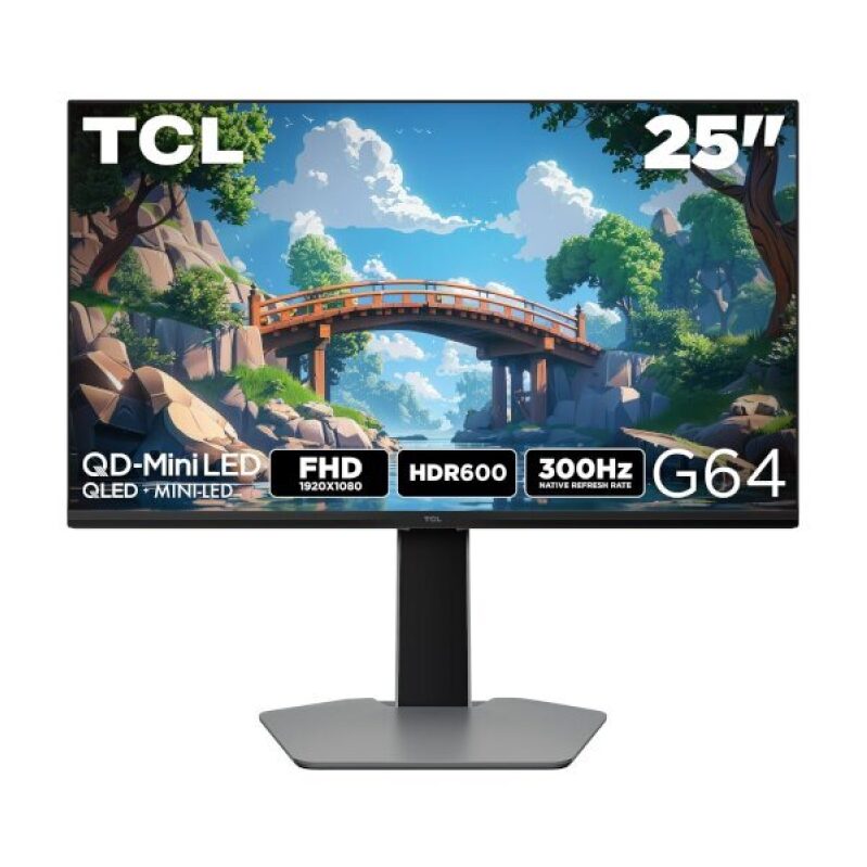 TCL 25-inch G64 Series FHD HDR QD-Mini LED Gaming Monitor on Sale at Walmart