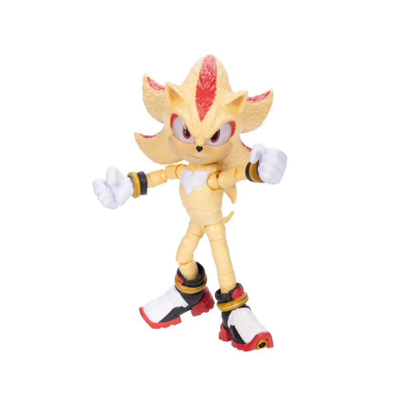 Sonic 3 Movie 5-inch Super Sonic Action Figure - Epic Poses and Display