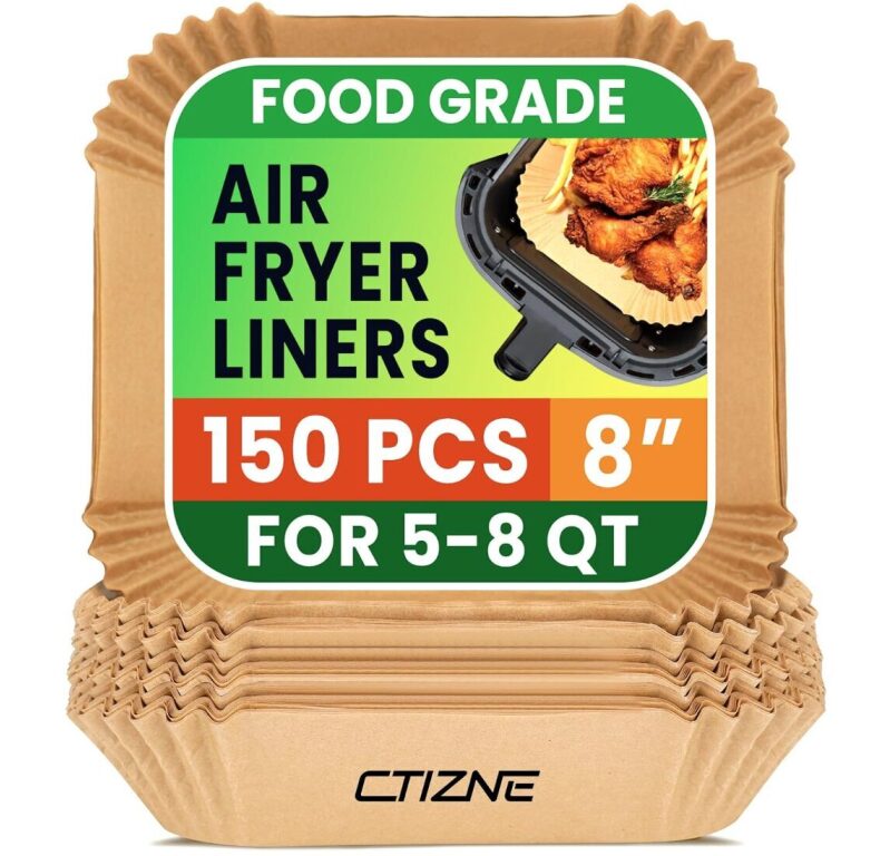 Limited Time Offer! CITIZEN Air Fryer Liners - 150 Count, 8