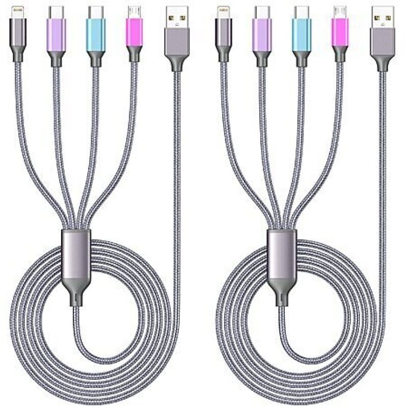 4-Way Multi Charging Cables for All Your Devices
