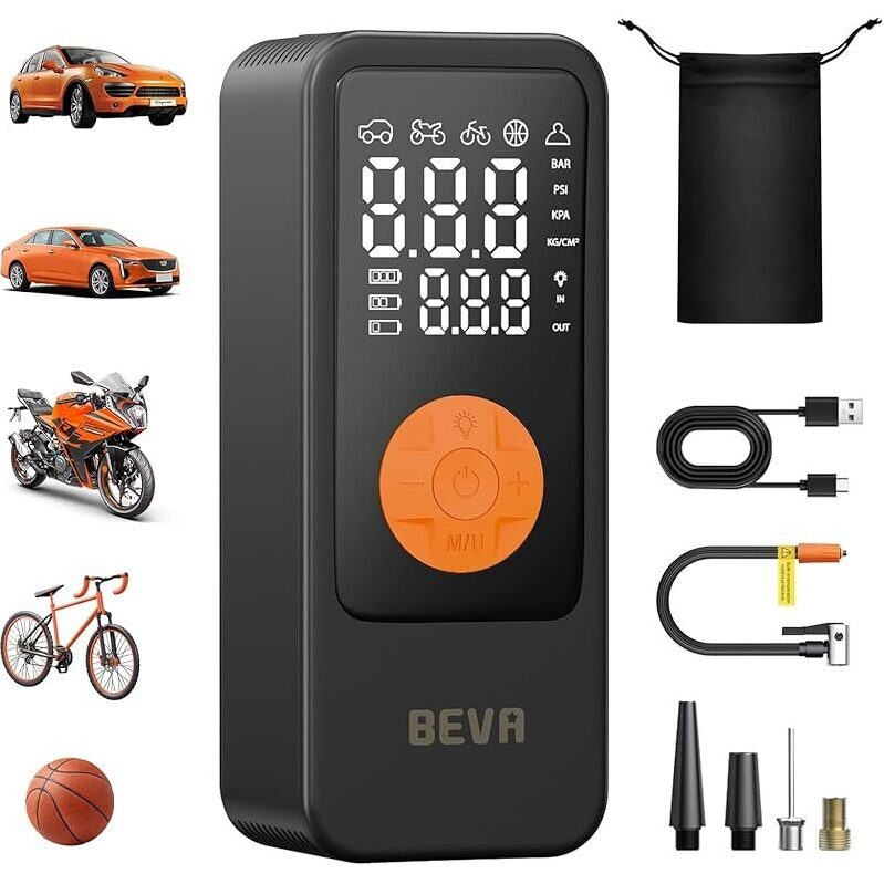BEVA Portable Air Compressor: Efficient, Reliable Tire Inflation Solution