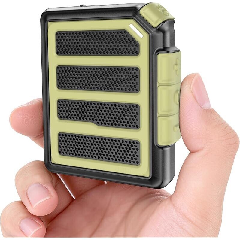 Portable Bluetooth Speaker with Clip-On Feature for Active Lifestyles