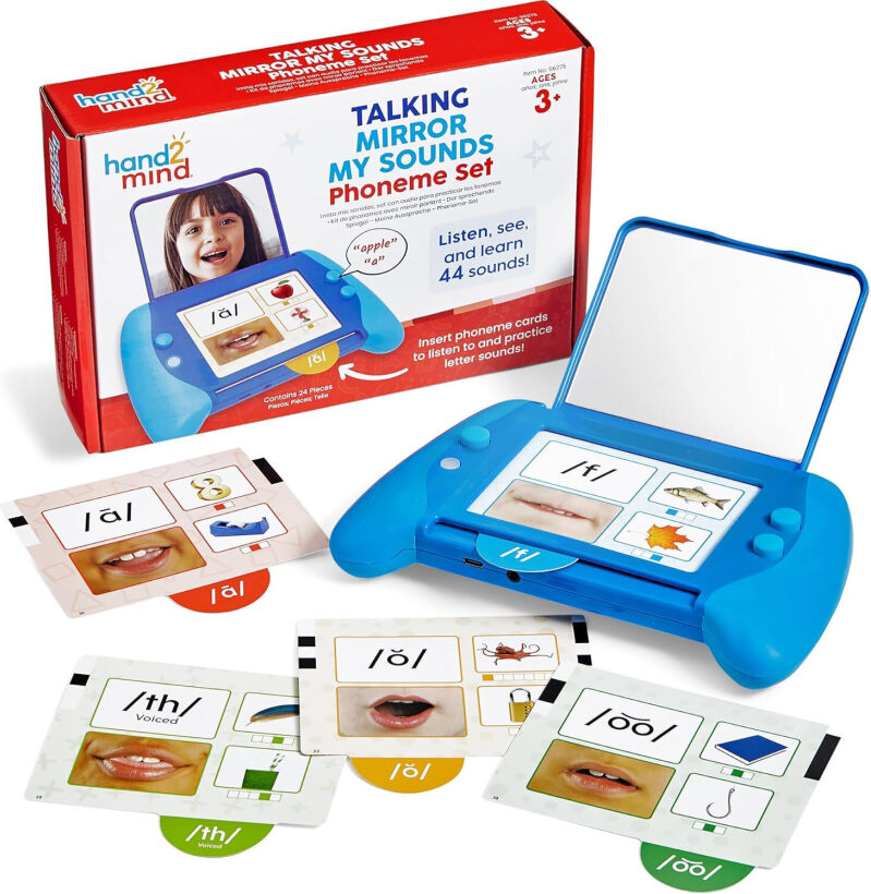 Hand2Mind Talking Mirror My Sounds Phoneme Set for Early Language Development