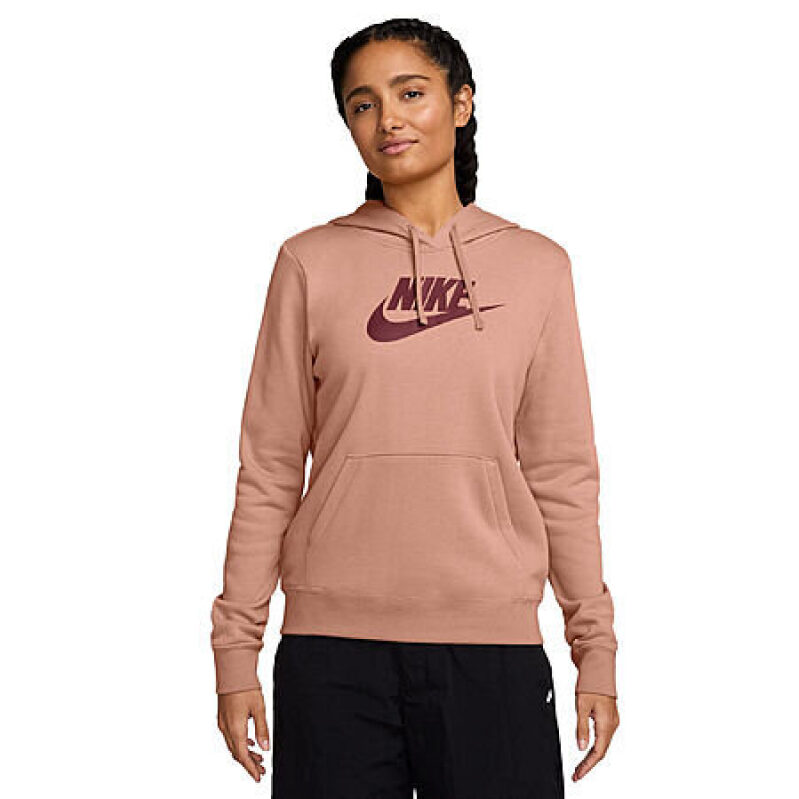 Nike Women's Sportswear Club Fleece Logo Pullover Hoodie - 2 Colors