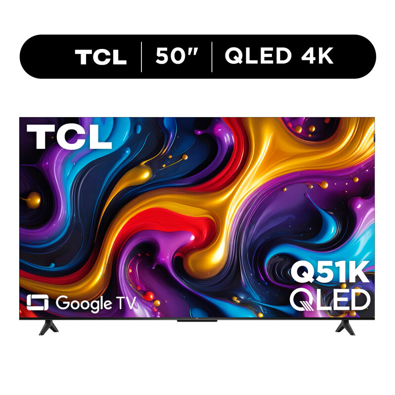 Affordable TCL 50Q51K 50-inch Q Series QLED 4K UHD HDR Smart Google TV