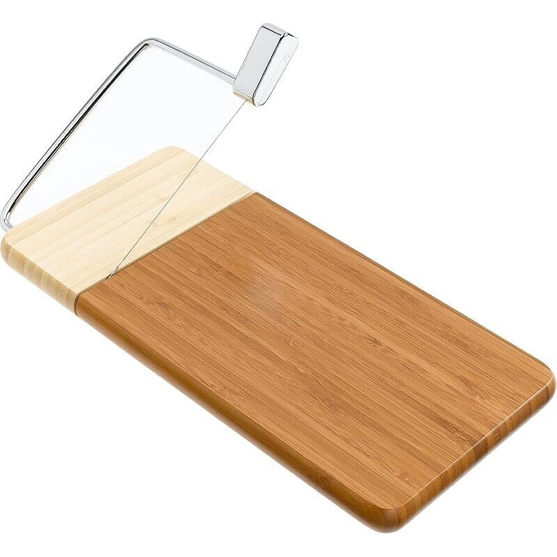 Sleek Prodyne Bamboo Cheese Slicer - Perfect for Precision and Style