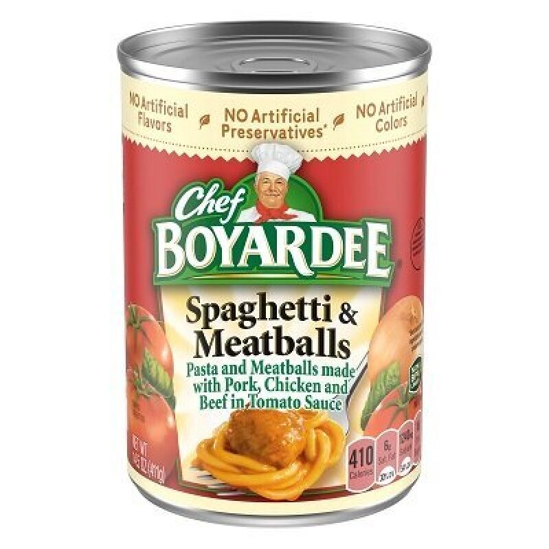 Chef Boyardee Spaghetti & Meatballs, 14.5 oz - Delicious & Convenient Meal
