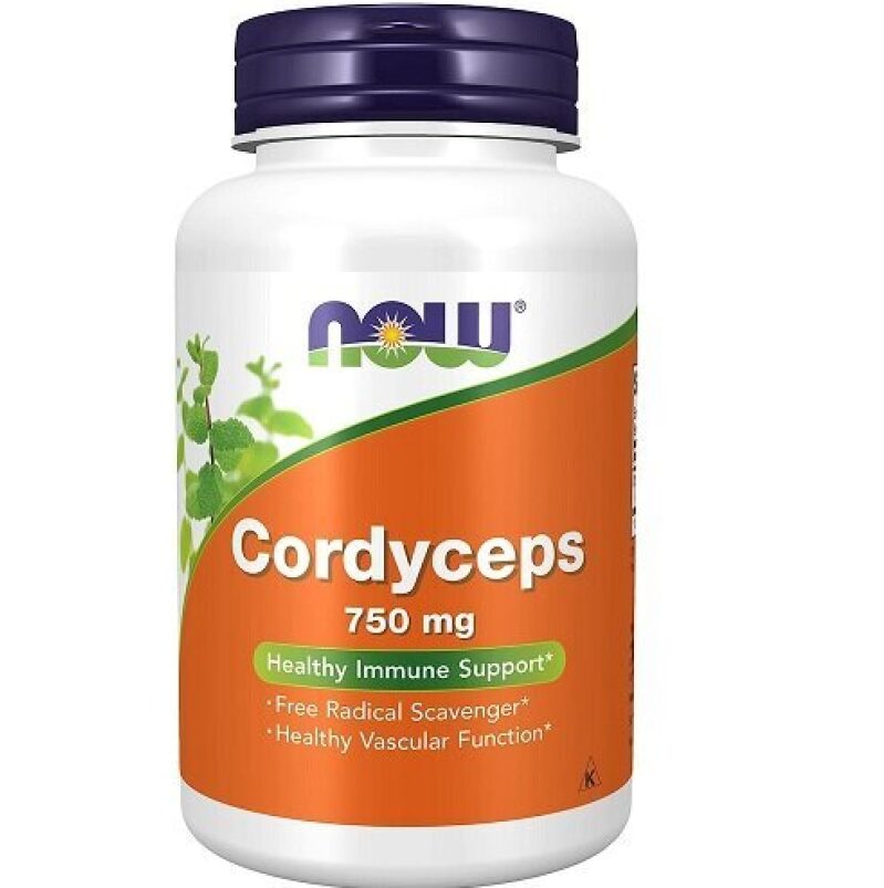 Now Foods Cordyceps 750mg Capsules - Immune Support