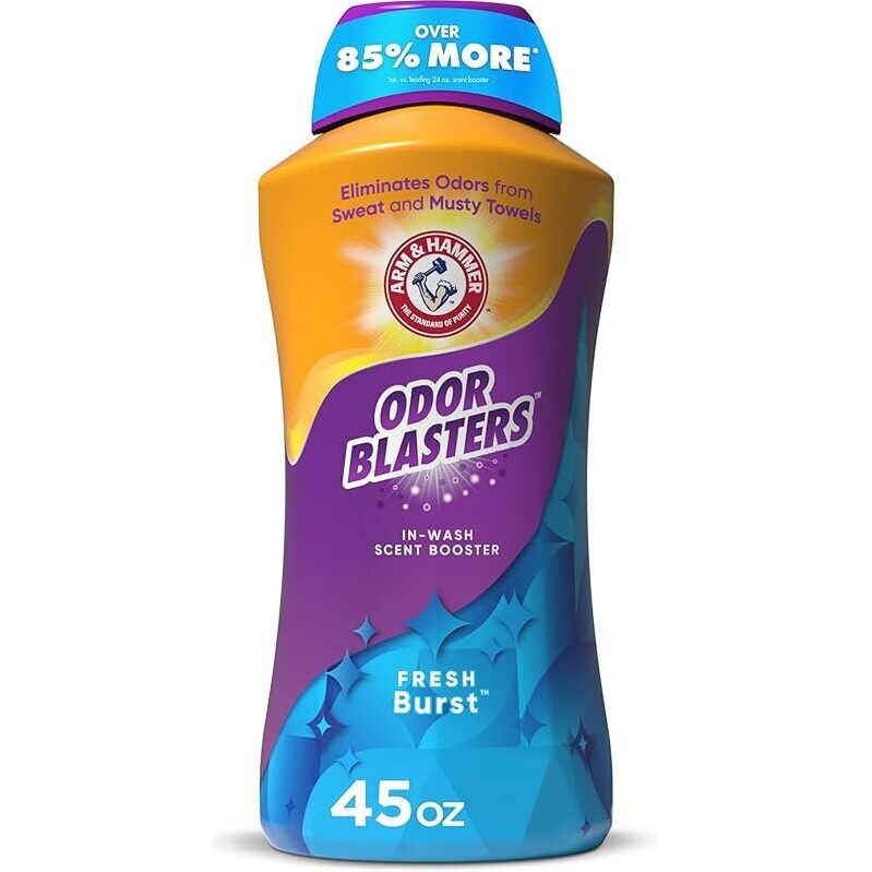 ARM & HAMMER Odor Blasters In-Wash Scent Booster, Fresh Burst, 45oz