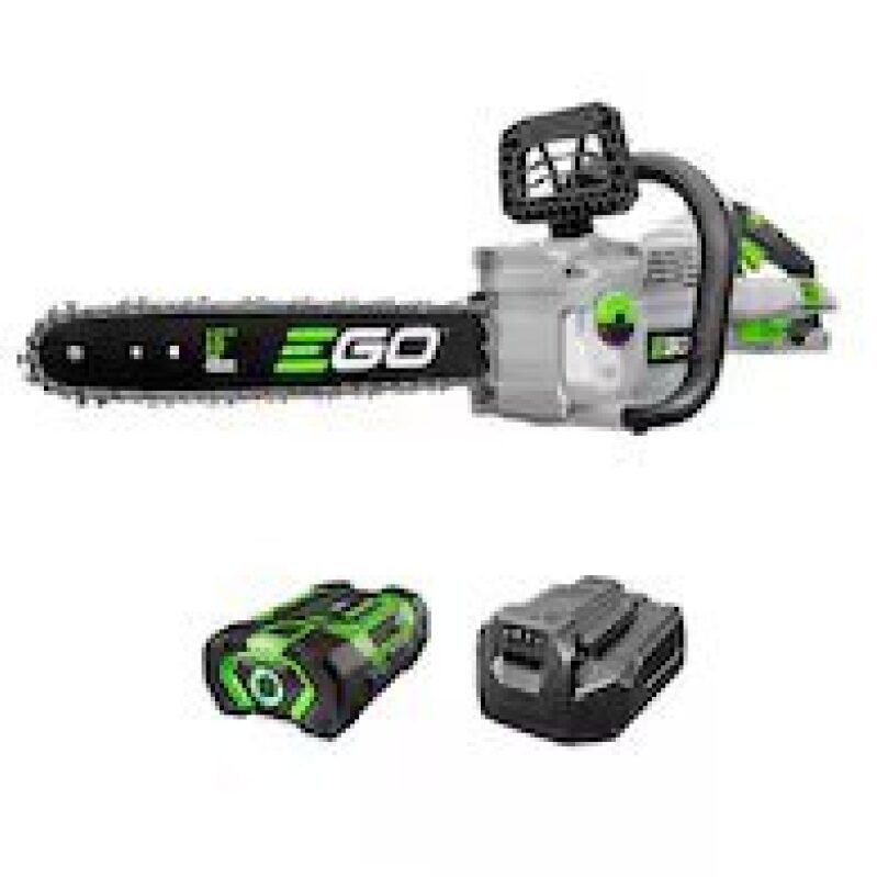 Powerful EGO 56-Volt 16-inch Chainsaw with Battery and Charger
