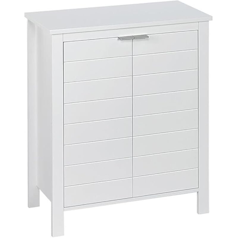 Elegant Madison Freestanding Linen Cabinet for Bathroom Organization