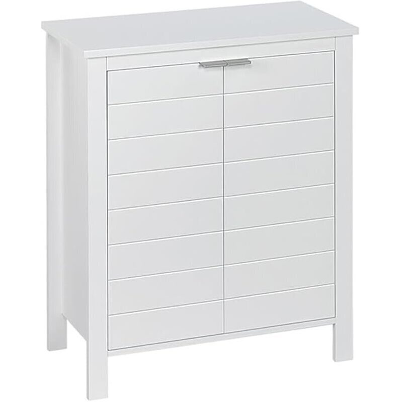 Elegant Madison Freestanding Linen Cabinet for Bathroom Organization