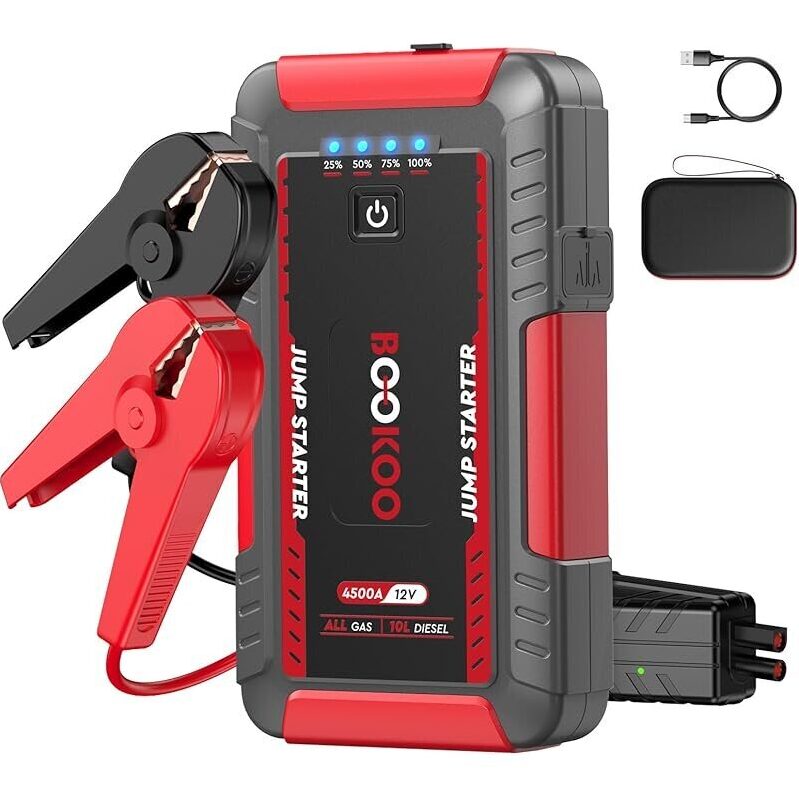 Reliable 12V 4500A Portable Car Jump Starter