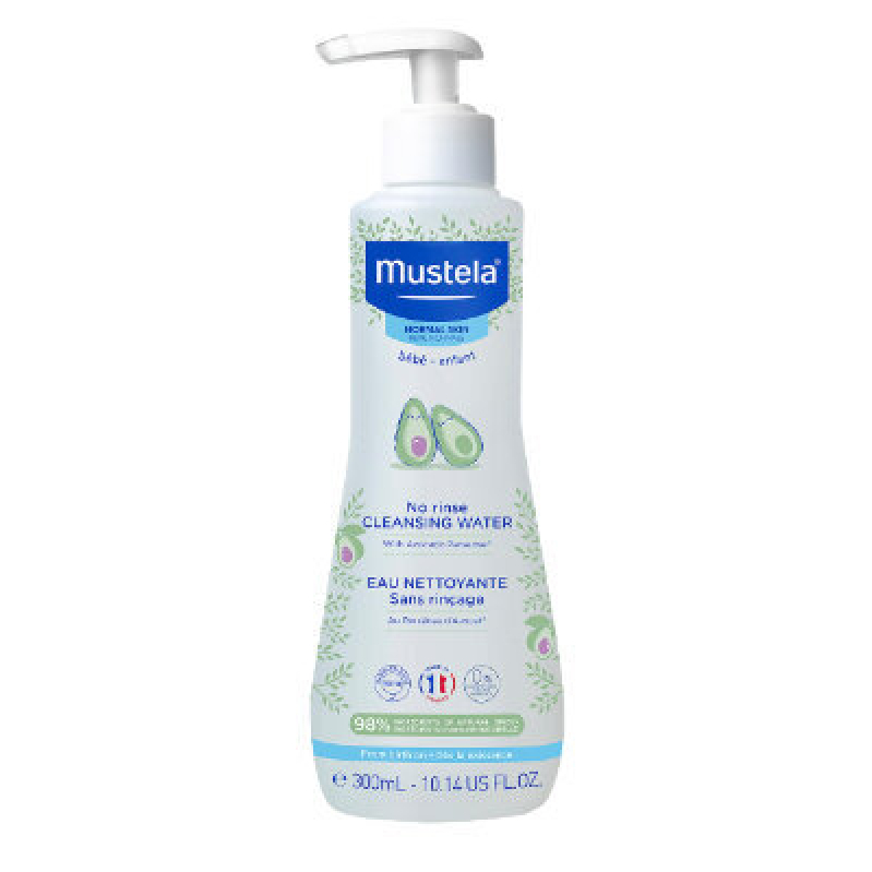 Mustela Baby Avocado Cleansing Water - Gentle and Effective for Sensitive Skin
