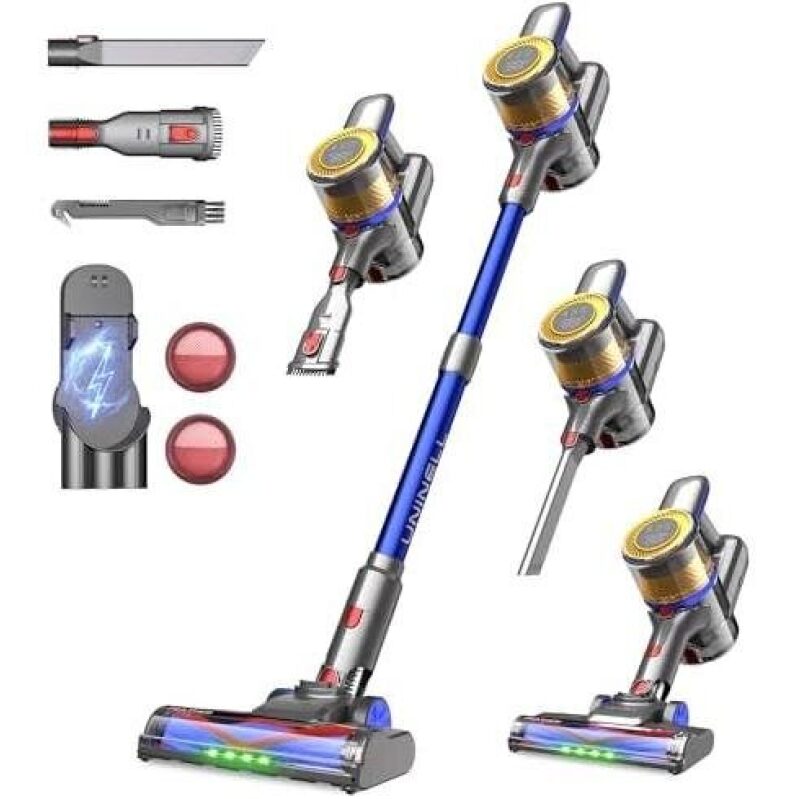 Powerful Cordless Vacuum Cleaner 61% Off - Ultimate Cleaning Efficiency