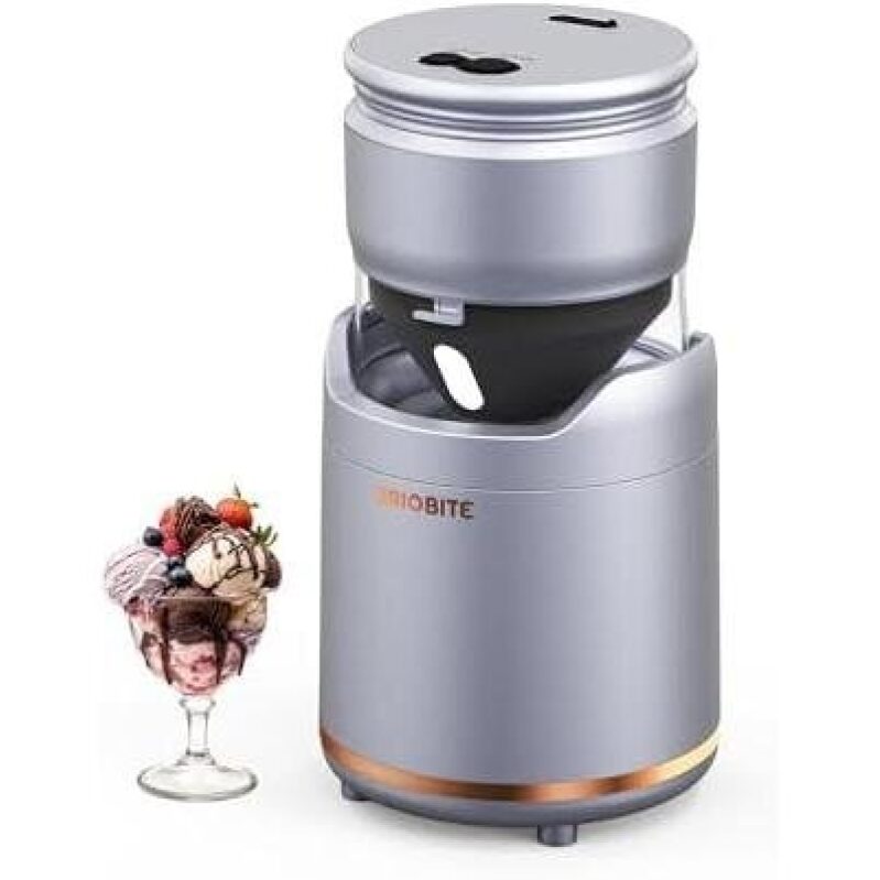 Mobite Rechargeable Low-Noise Mini Ice Cream Maker - 58% Off