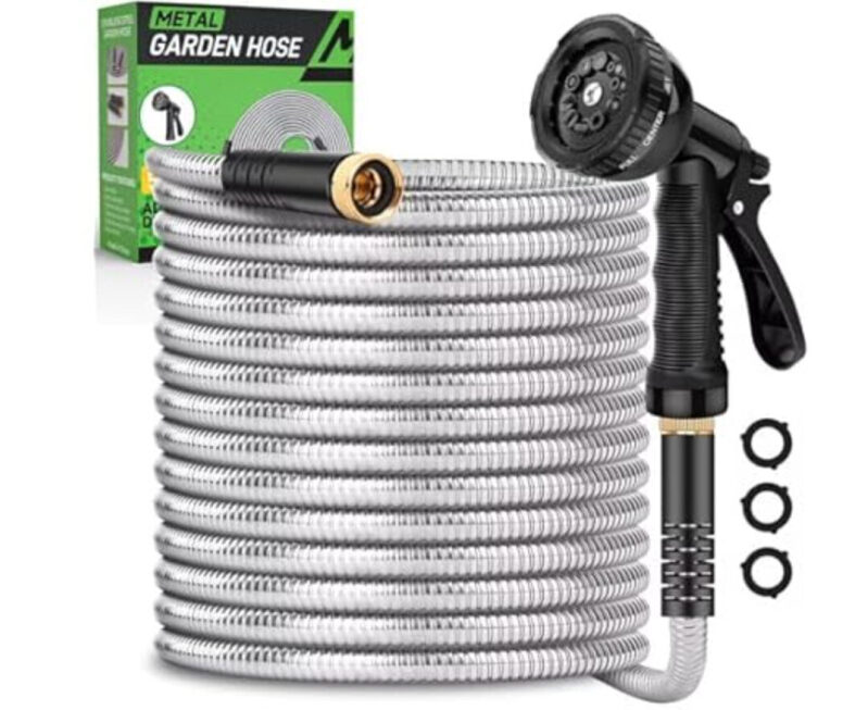 50ft Stainless Steel Garden Hose for Prime Members