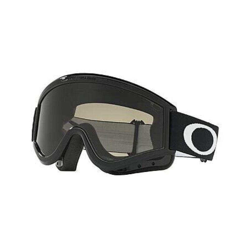 Oakley L-Frame MX Snowboarding Goggles - Jet Black/Dark Grey