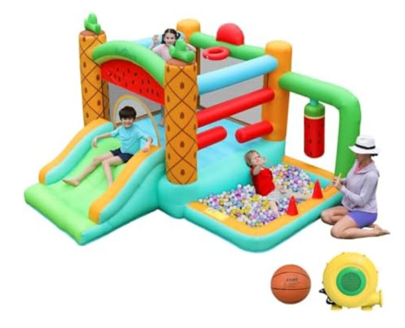 Save Big on Kids' Fun: Multi-Function Inflatable Bouncer Castle