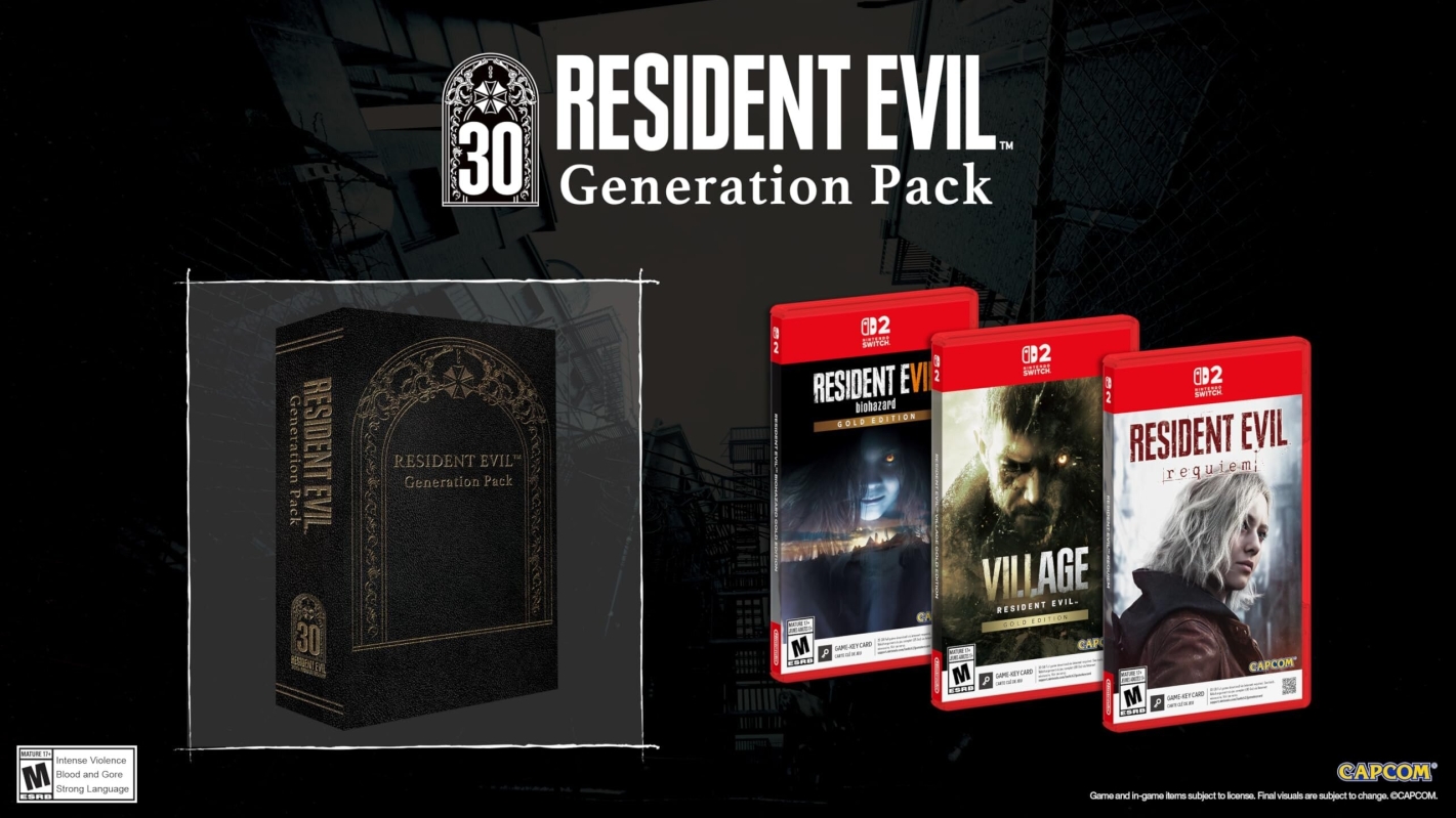 Resident Evil 30th Anniversary Generation Pack for Nintendo Switch 2
