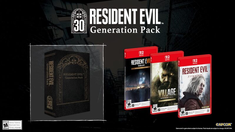 Resident Evil 30th Anniversary Generation Pack for Nintendo Switch 2